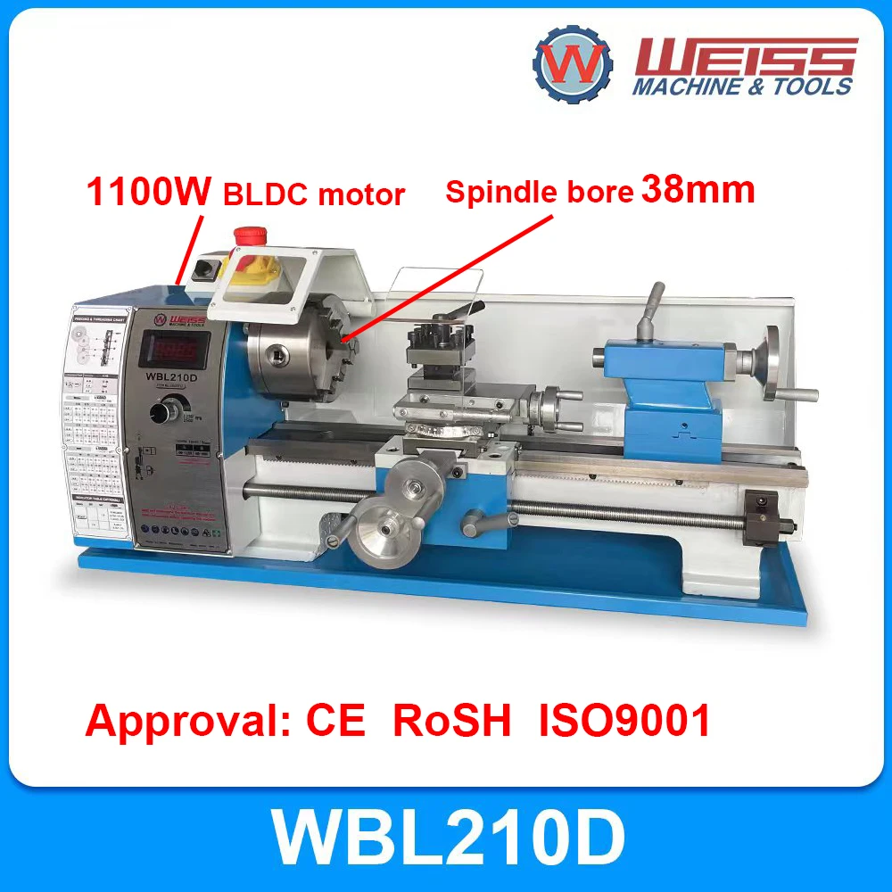 Настольный токарный станок WEISS WBL210D