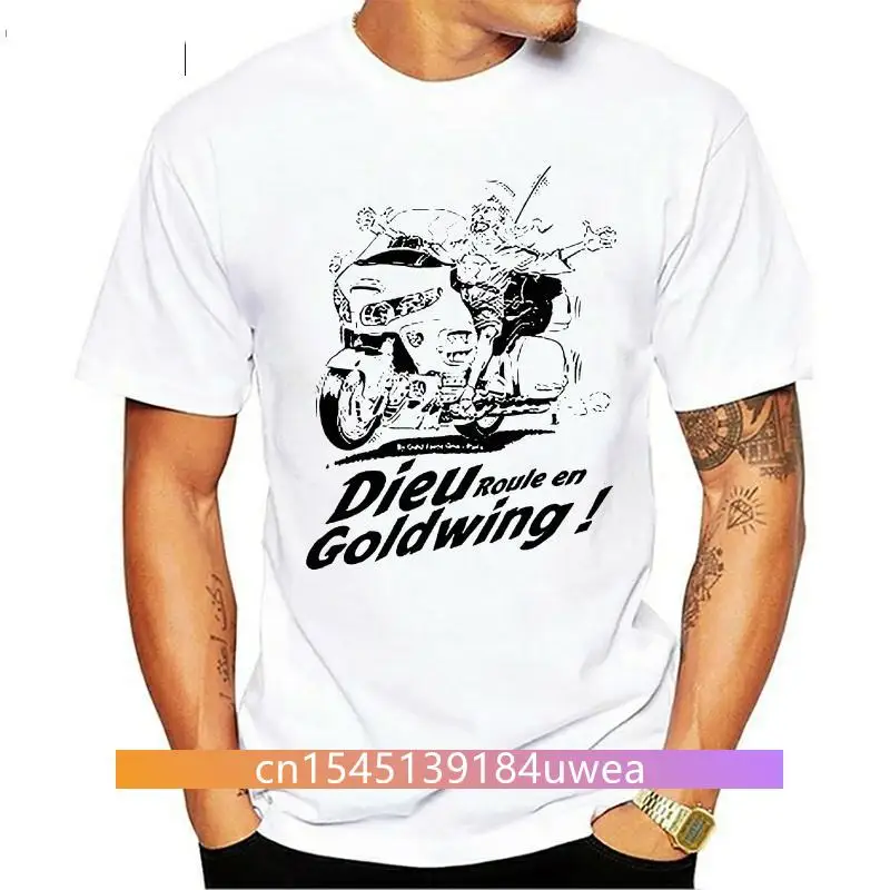 En Goldwing Racing White Tee T Shirt Classic Fashion Dieu Roule