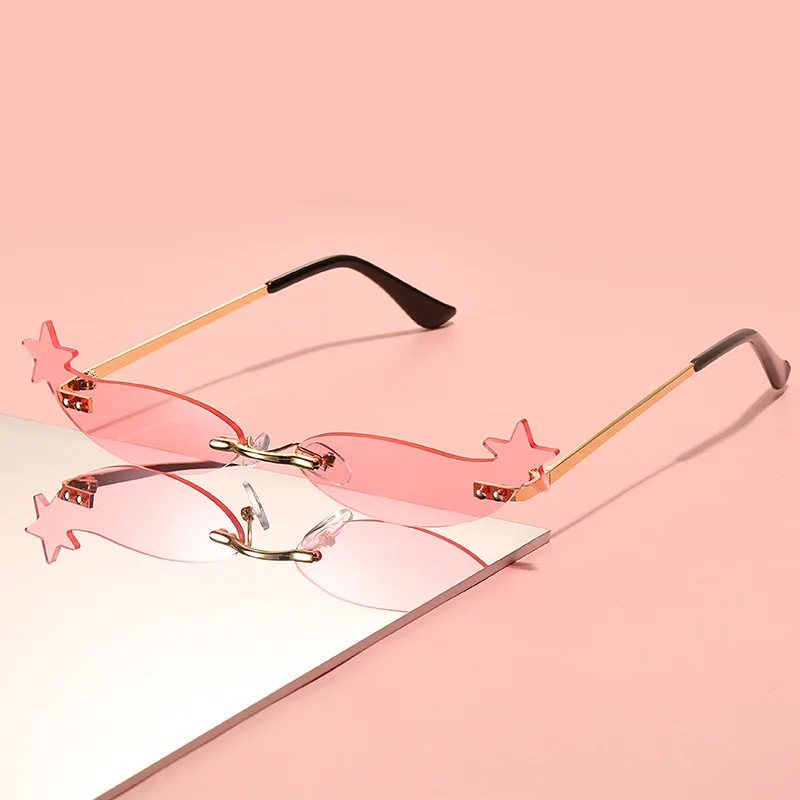 

New Personalized Small Frame Women's Sunglasses XINGX Sunglasses Men's round Face Fashion Party Glasses