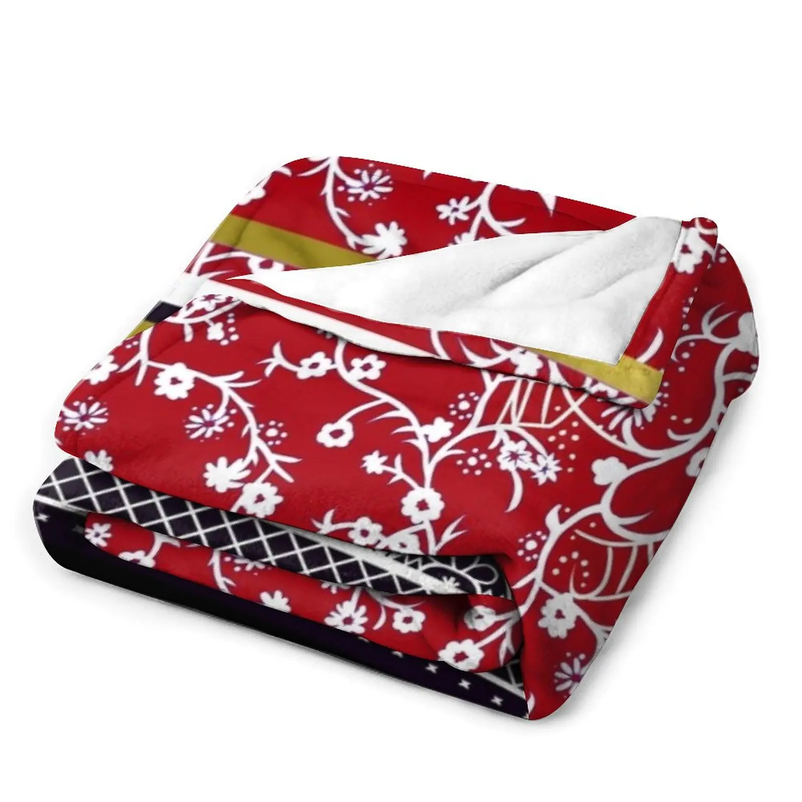 Красные кирпичные одеяла туристические Декоративные диванные