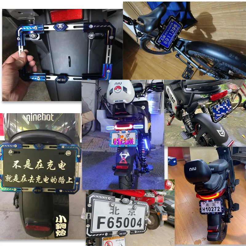 Рамка держателя номерного знака мотоцикла с ЧПУ для BMW g310gs ninet f800gs c650gt retrovisor gs 800 f