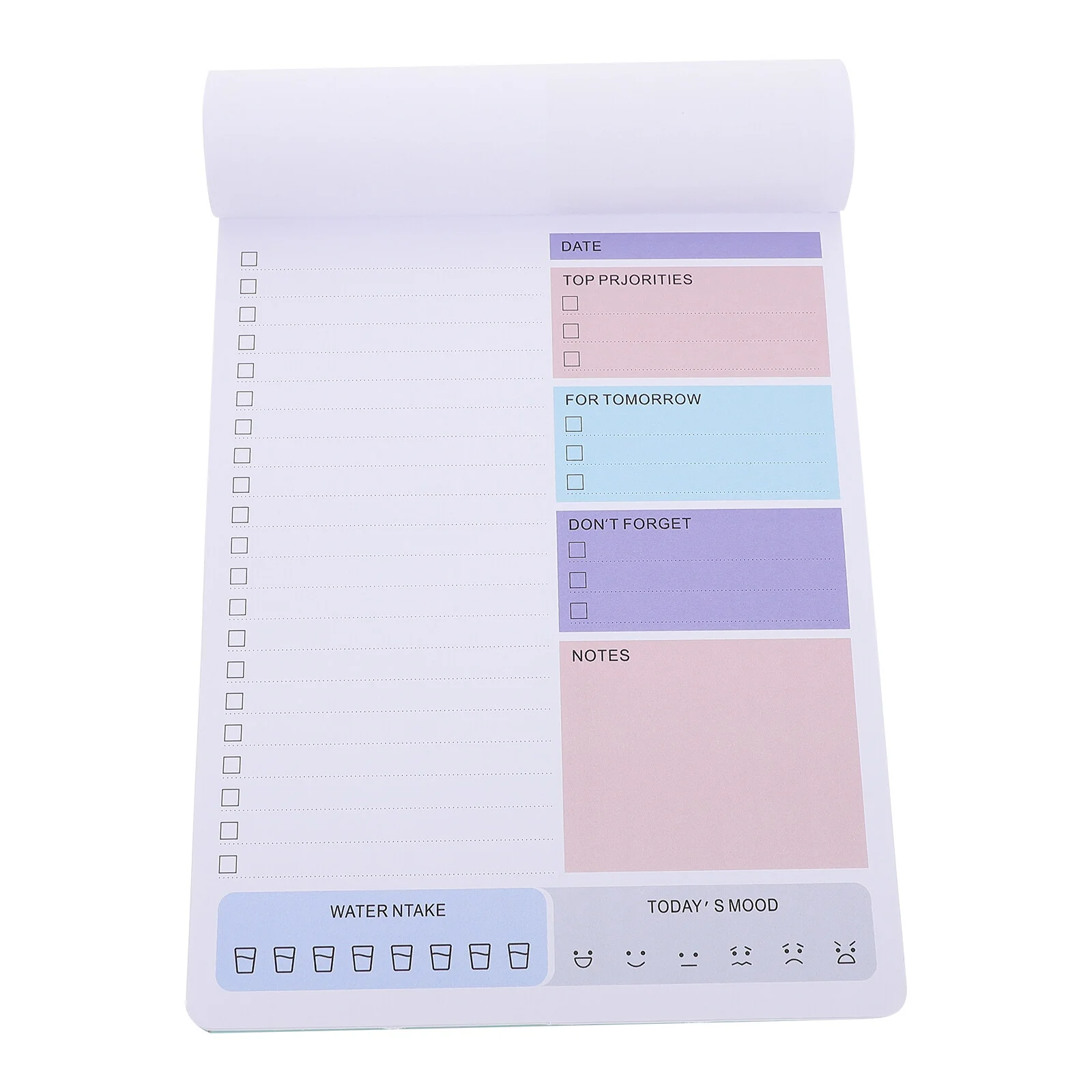 

School Memo Pads Do List Planner Notepad Notebook Daily Work Pregnancy First Time Moms Tear Planning Notebooks