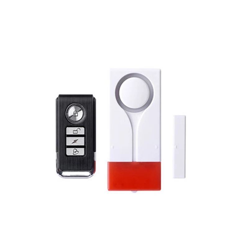 

Door Window Magnetic Wireless Remote Guard Against Theft Anti Lost Vibration Detector with Audible and Visual Alarm