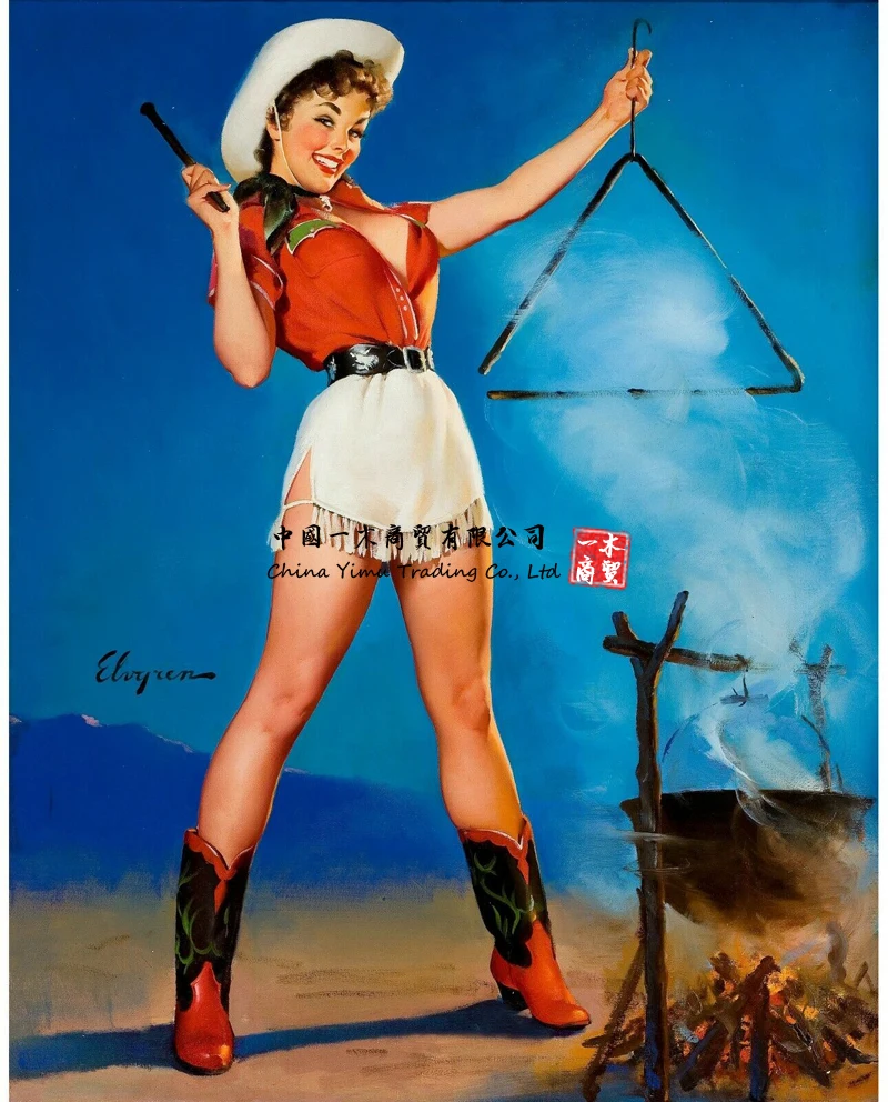Pinup Girl-Come and Get It 1959 плакаты наклейки картина искусство фильм автомобиль игра