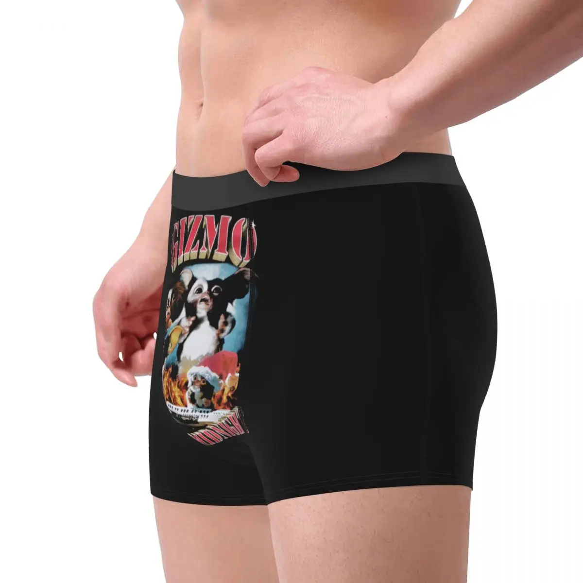 Custom Gremlins Boxers Shorts Men Gizmo 80s Movie Mogwai Monster Horror Retro Sci Fi Briefs Underwear Novelty Underpants