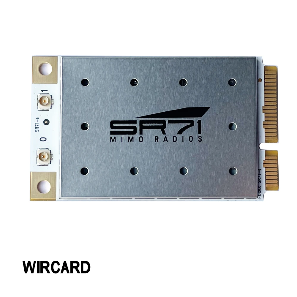 Фото WIRCARD SR71-E AR9280 802.11 A/B/G/N MINI PCI-E 400 МВт Hi-Power 802.11bgn двухдиапазонный беспроводной модуль 2,4 ГГц 5 ГГц 2x2 MIMO №3
