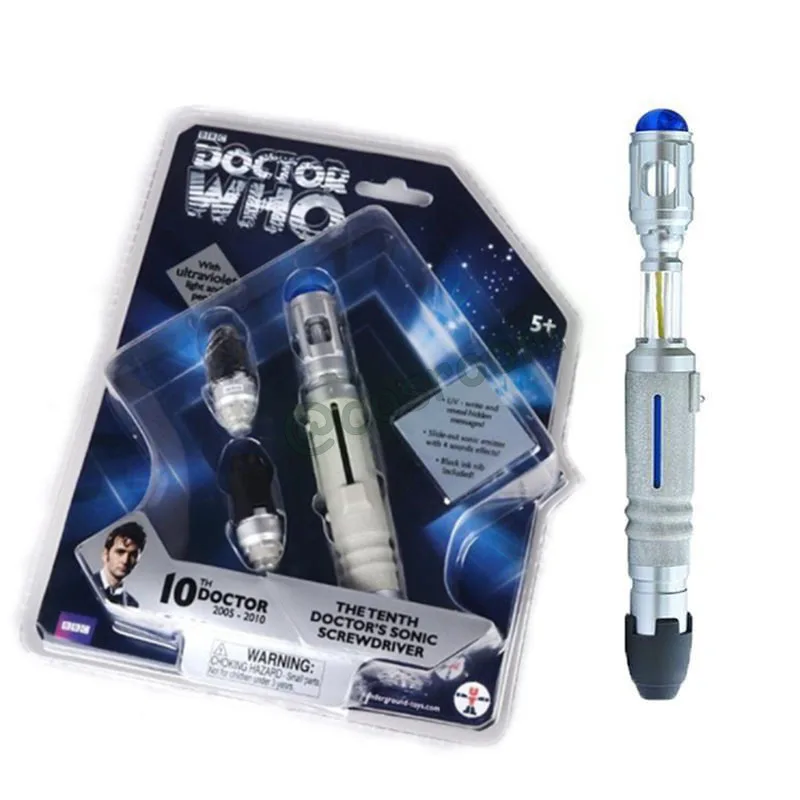 Горячая Распродажа ТВ-шоу Dr.WHO 10-й звуковой телефон со светодиодной подсветильник