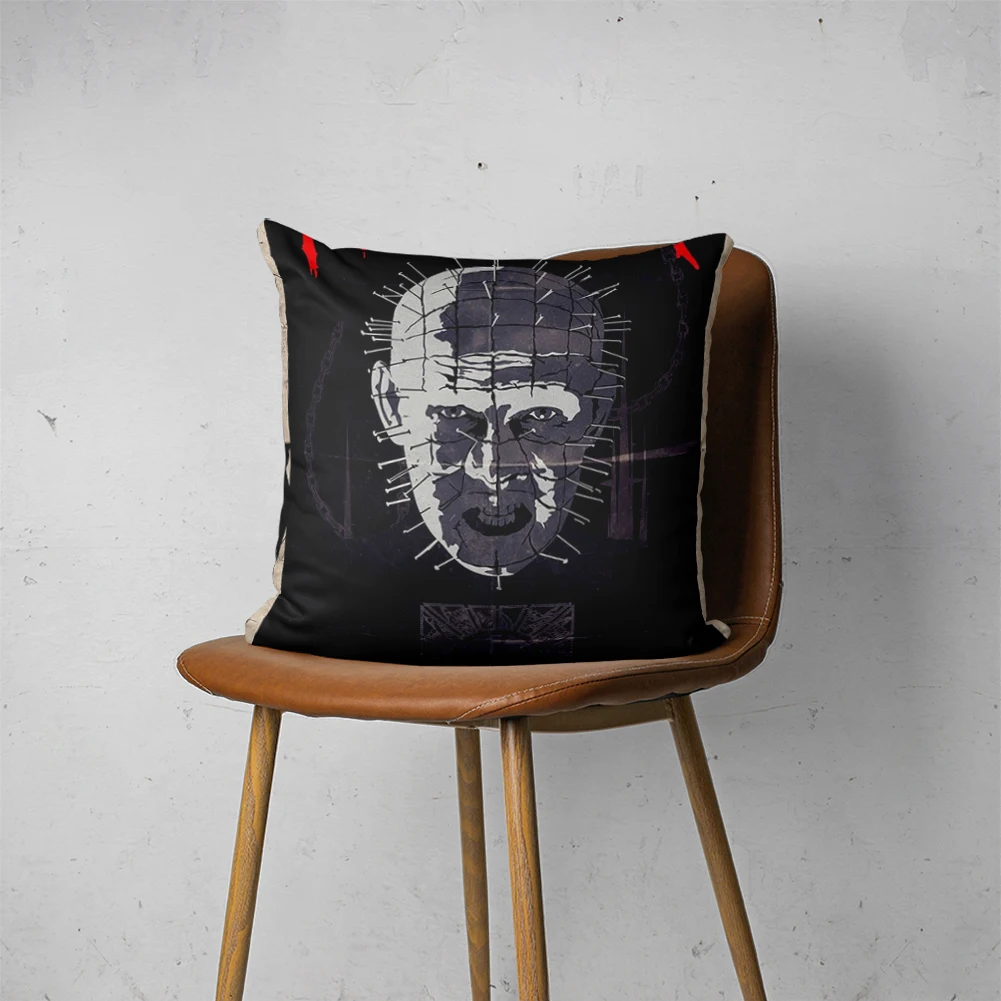 

HORROR MOVIE PILLOW 047 Customizable Bedroom Bed Sofa Hotel Car Lumbar Pillow Fashion Decorative Cover