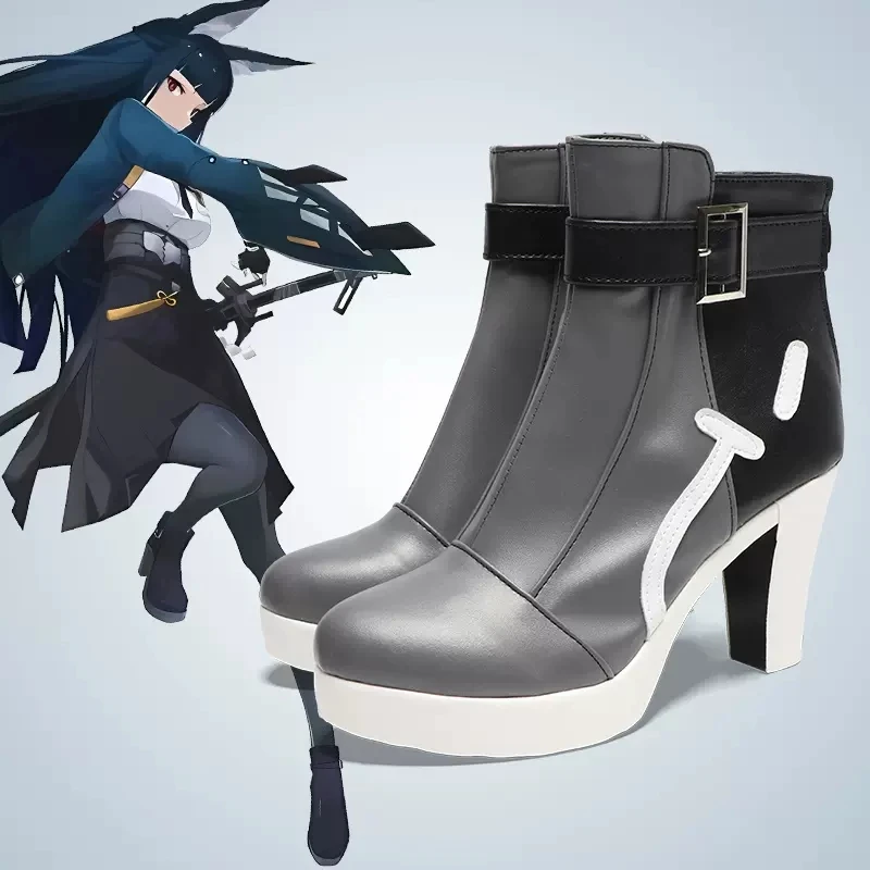 Cos Zenless Zone Zero Anime Games Cosplay Hoshimi Miyabi Shoes Customizable High Boots
