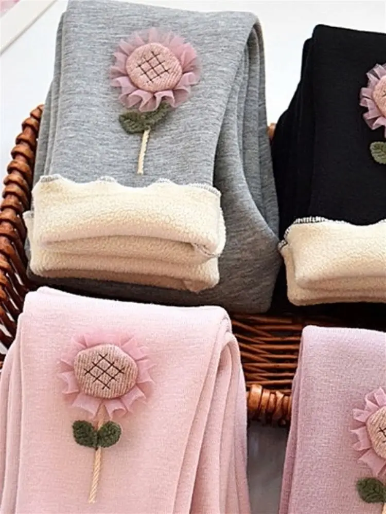 Утолщенные зимние новые брюки. Детские брюки с бархатными хлопковыми леггинсами