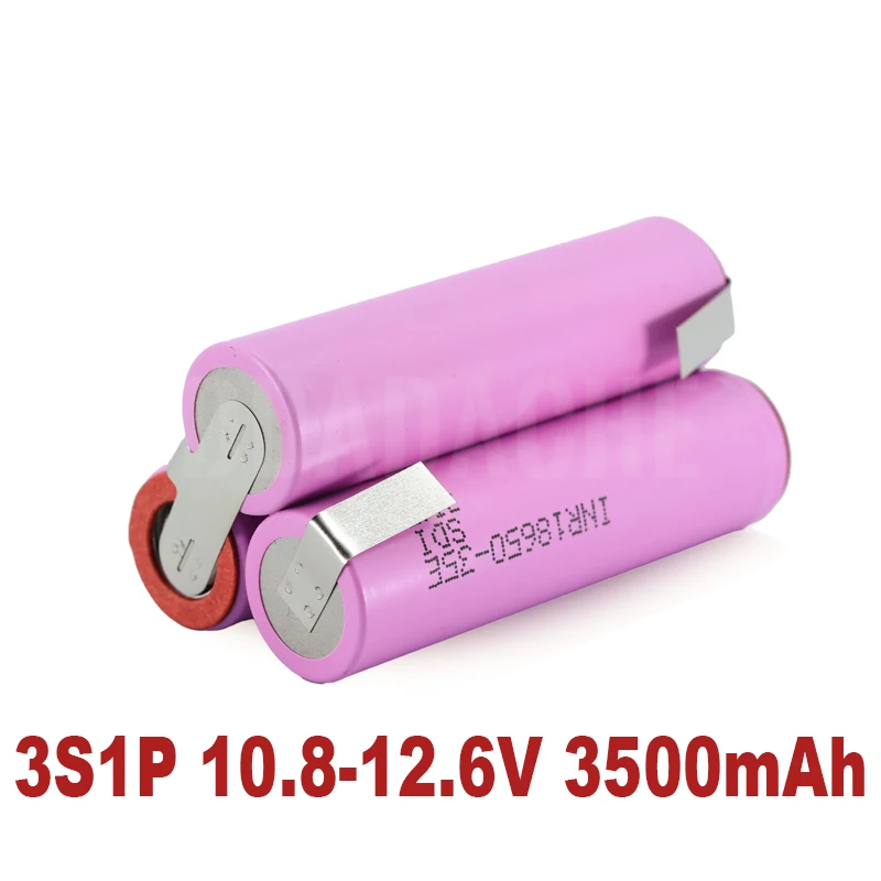 

12V US18650 30Q Battery 3000mAh 30amps for 12.6v Screwdriver Battery Weld Soldering Strip 3S1P 12.6v Battery Pack (customize)