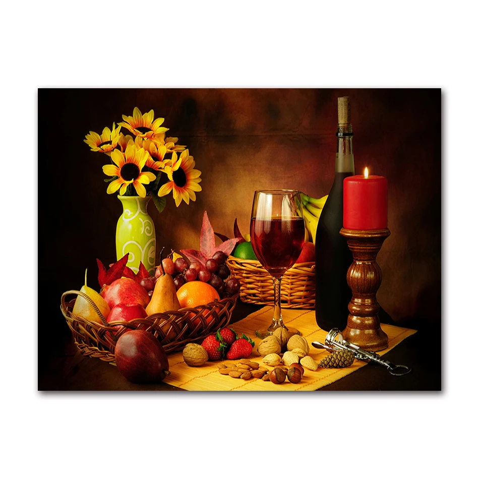 Художественный постер Fruits AliPaint  для дома на холсте
