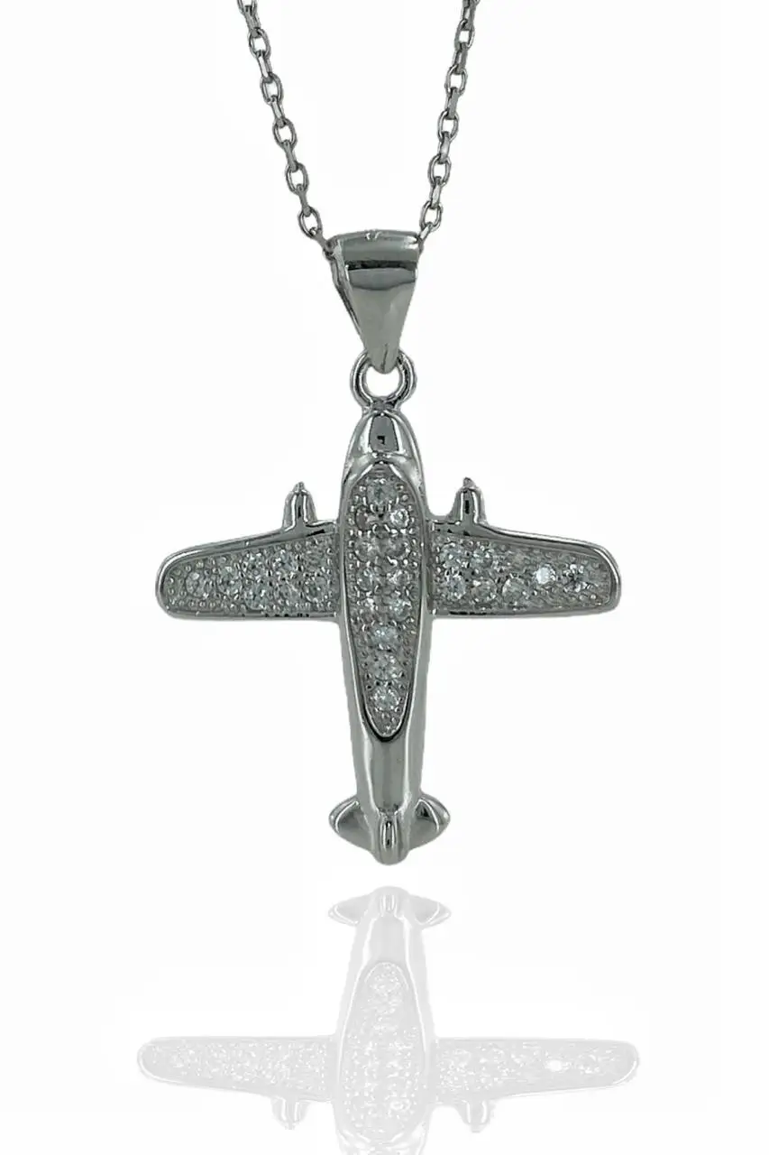 Imported Quality Special Aircraft 925 Silver Necklace