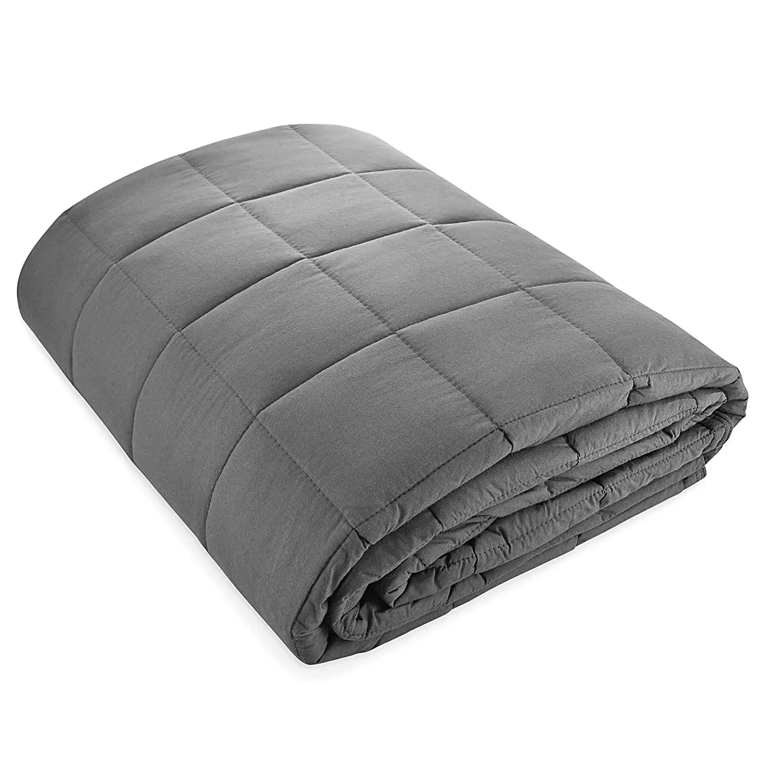 

48" x 78" 15 Lb Premium Microfiber Weighted Blanket in Slate Gray