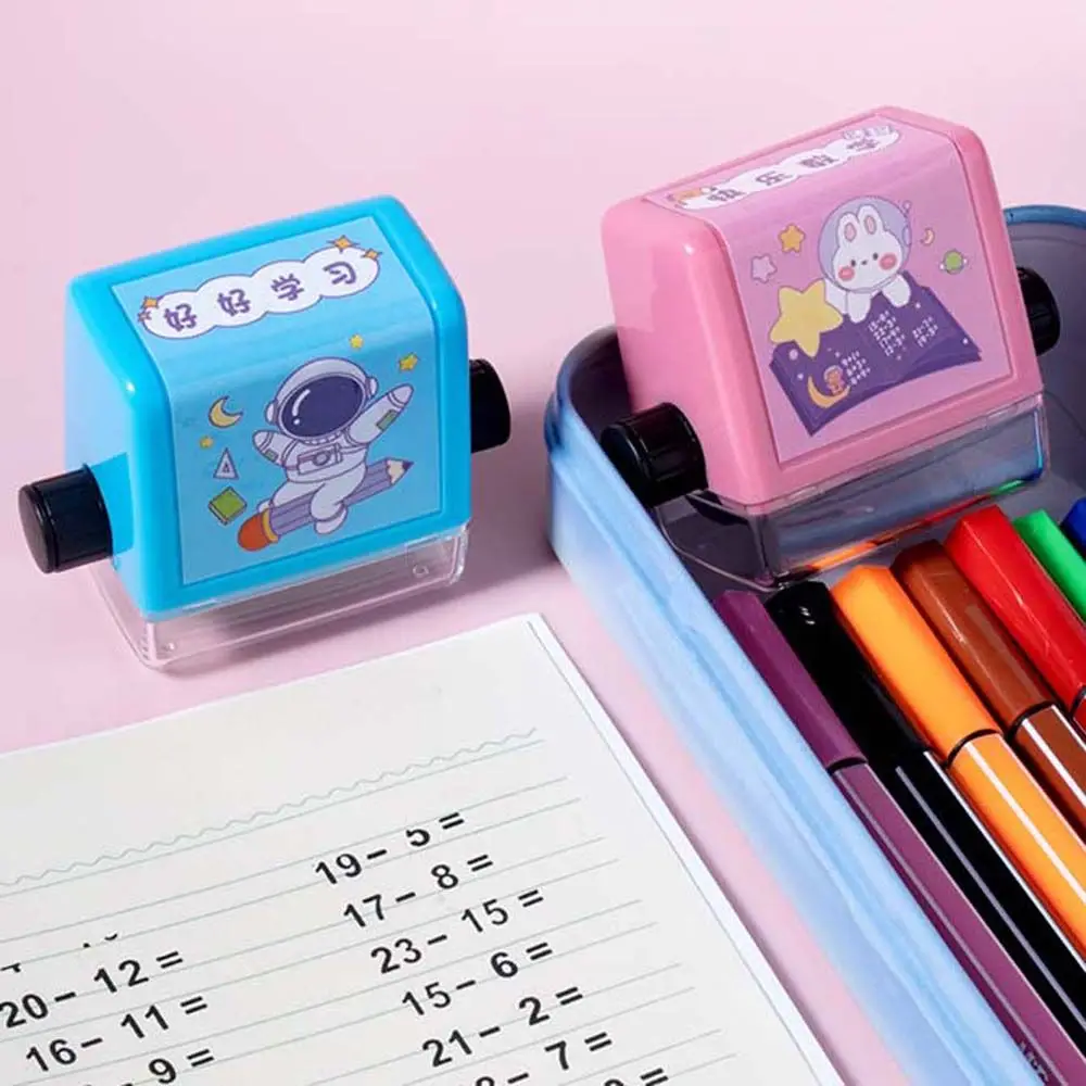 

Math Practice Number Rolling Stamp Self-Inking Addition Subtraction Stamps Roller Glue Stick Addition Subtraction Seal Students