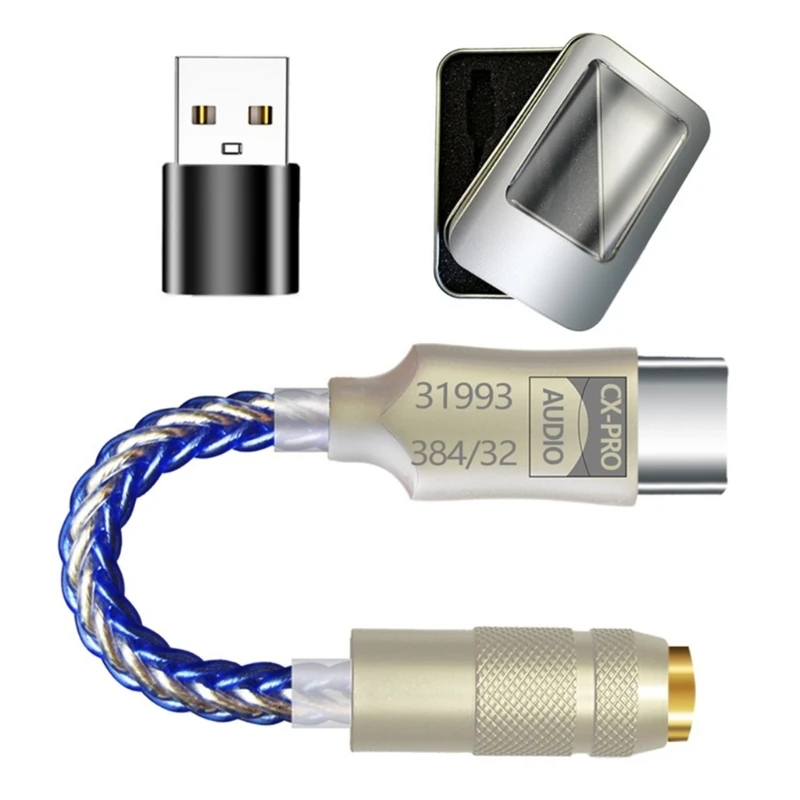 Адаптер CX3 1993 USB ЦАП типа C до 3 5 мм