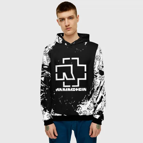 Мужская толстовка 3D RAMMSTEIN | РАМШТАЙН