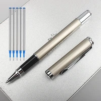 luxury pens for writing rollerball pen metal color gift with black 0 5mm stationery office school supplies