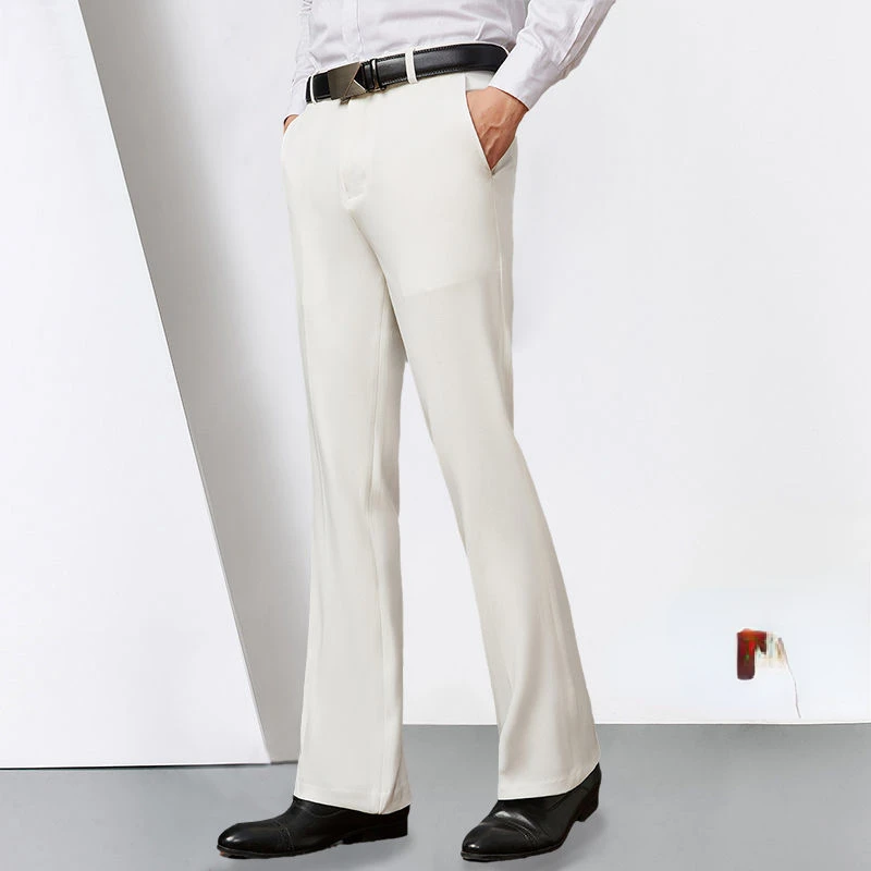 

2022 New Design Suit Pants Spring Autumn Men's Fashion Solid Suit Pants Korean Loose Straight Casual Pants Trousers Male T267
