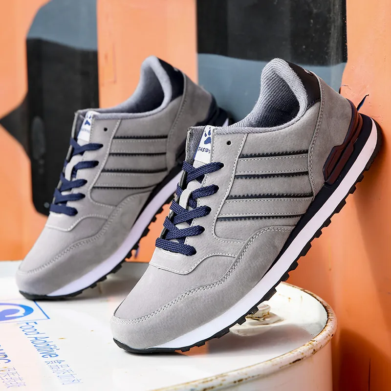 Men's Sneakers Shoes for Men Spring Lightweight Breathable Walking Shoes Men Anti-slip Footwear Fashion Lace-up Running Shoes