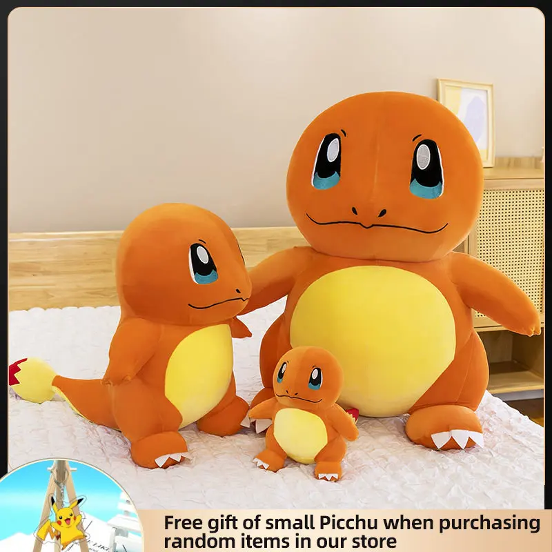 

Takara Tomy Pokemon Charmander Cute Stuffed Figure Doll Child Birthday Gift Christmas Present BedRoom Decoration PP Cotton 30CM