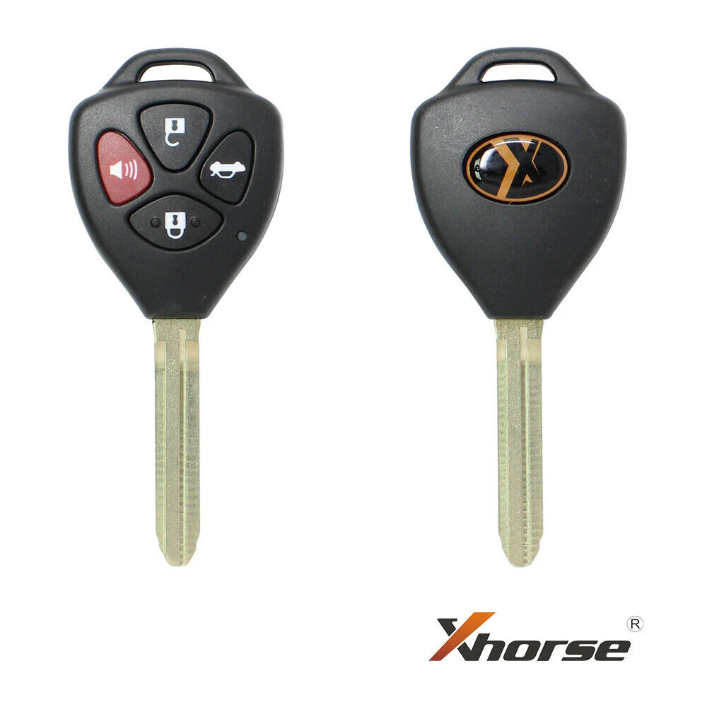 

Xhorse VVDI Universal Wired Flip Remote Triangle 4 Buttons Toyota Type XKTO02EN