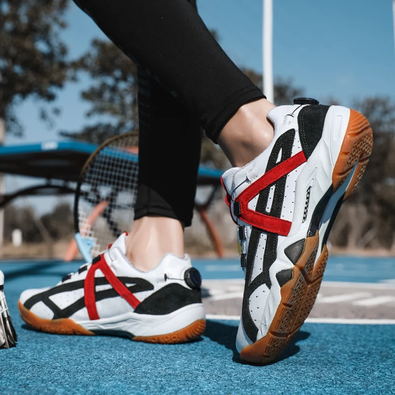 Women Men Badminton Shoes Light Breathable Outdoor Sports Training Athletics Sports Tennis Sneakers