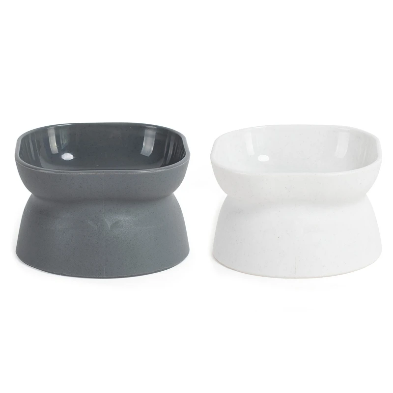 Приподнятые нескользящие миски для домашних животных корм кошек миска воды 2