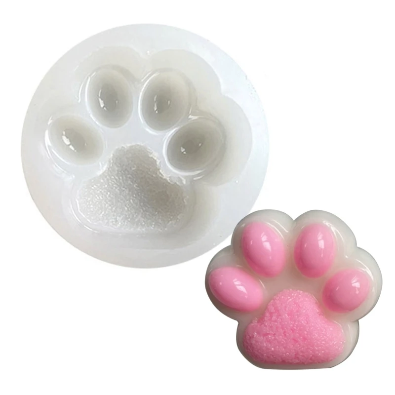 

Diamond Paws Keychain Epoxy Resin Silicone Mold Keyring Pendant Mold 918F