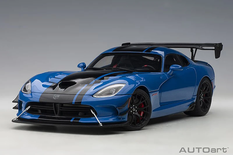 1:18 AUTOart Dodge Viper Acr 2017 (черный/синий/серый/белый) Модели автомобилей из сплава