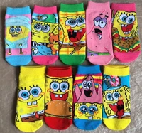 fashion socks spongebob womens socks funny mens socks high quality harajuku kawaii parent child socks anti slip socks women