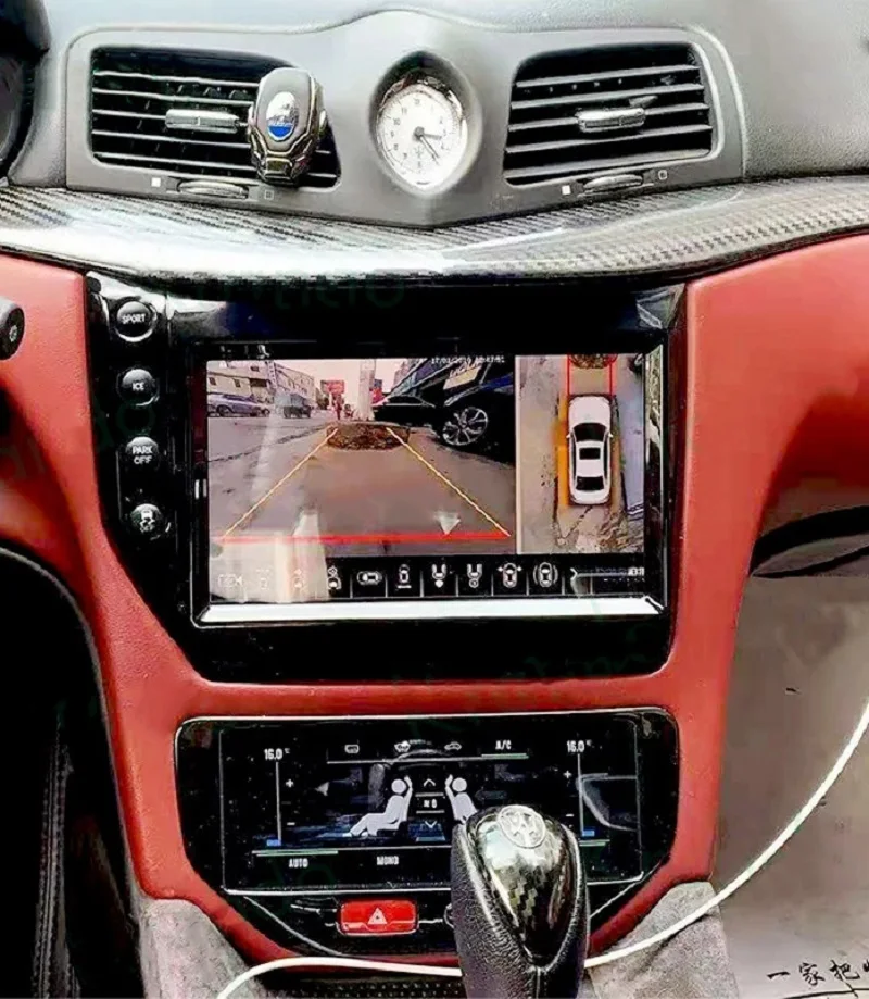 Автомобильный Кондиционер плата для Maserati GT granatro 2007-2017 экран из углеродного