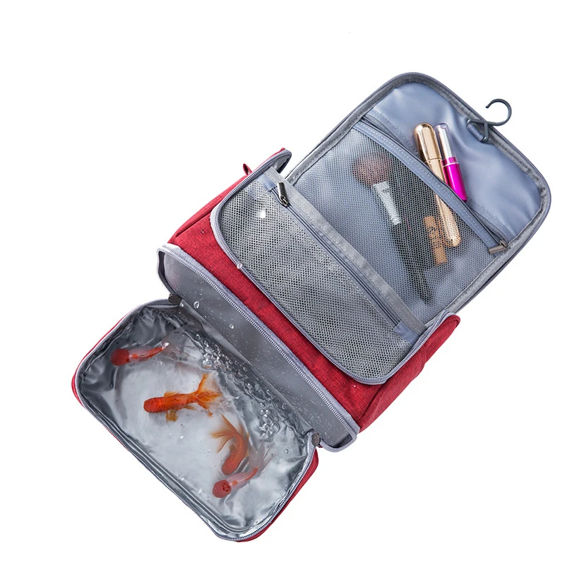 New Travel Luggage Bag Large Capacity Oxford Cloth Waterproof Anti-mold Dry and Wet Separation Bag Portable Toiletries Bag