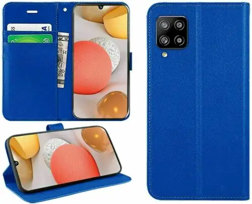 

For Samsung Galaxy A12 Case Leather Wallet Book Flip Stand Cover for A12 Phone