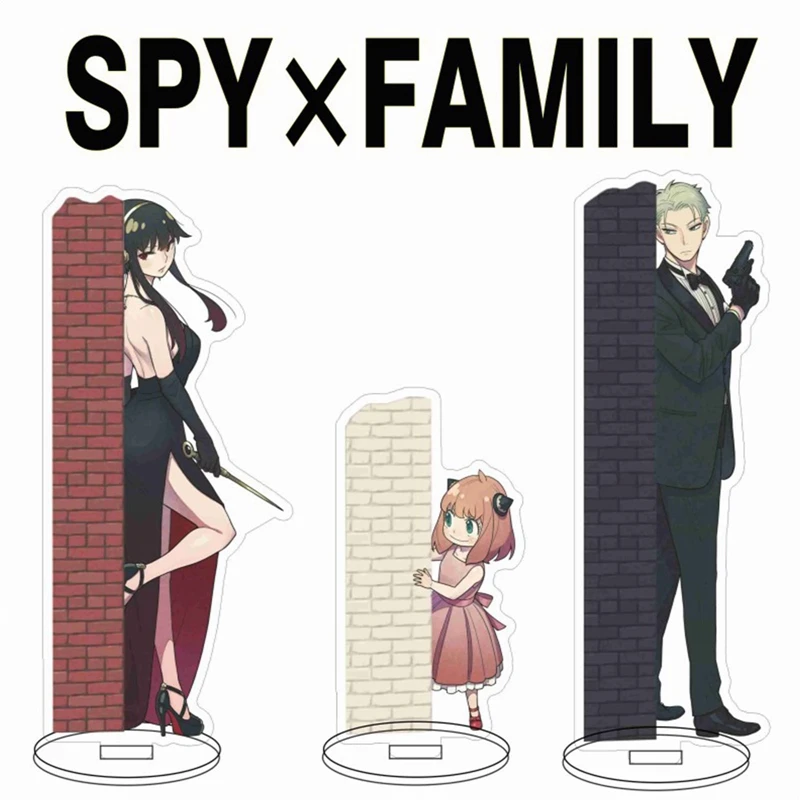 

Персонажи аниме Spy x Family, акриловая демонстрационная подставка, модельная доска, интерьерное украшение, подставка, подарок, парная кукла, Коллекционирование