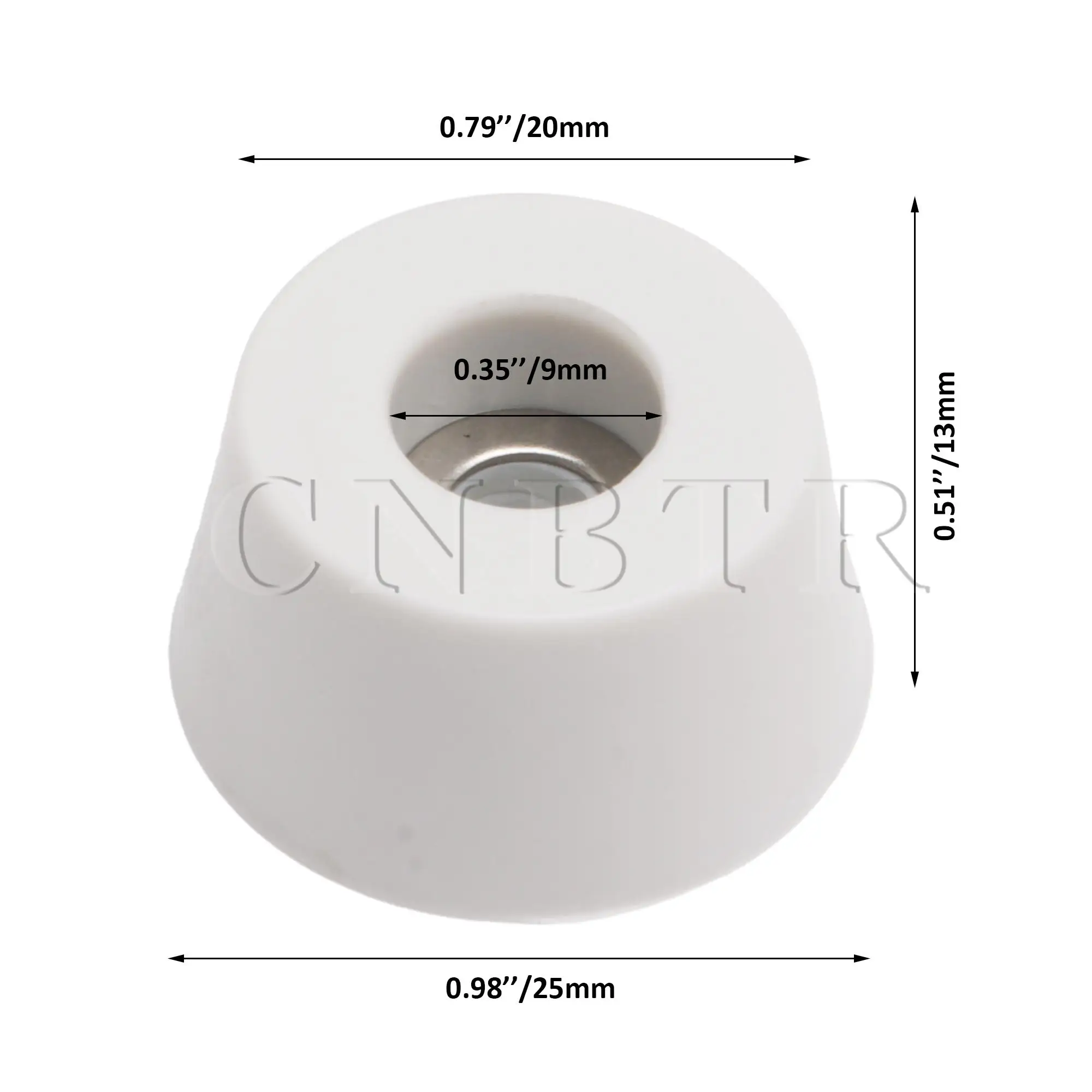 Бампер CNBTR резиновый для мебели 30 шт. 25x20x13 мм