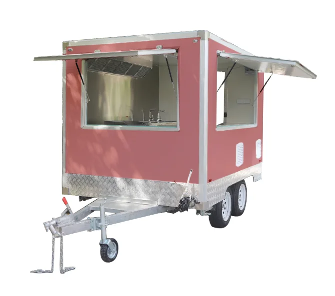 Семейный трейлер для мороженого пищевой барбекю семейная уличная корзина еды