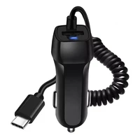 car charger with usb cable mobile phone charger for phone micro usb type c cable fast car phone charger