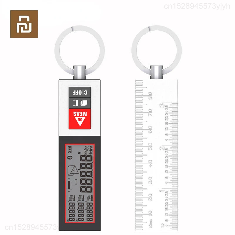 

Портативный лазерный дальномер Youpin Mileseey, высокоточный измерительный мини-дальномер с цепочкой для ключей