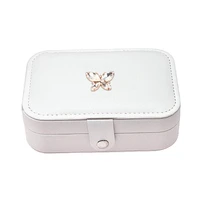 womens pu leather jewelry organizer display travel jewelry case boxes luxury girls storage jewelry box holder gifts new arrival