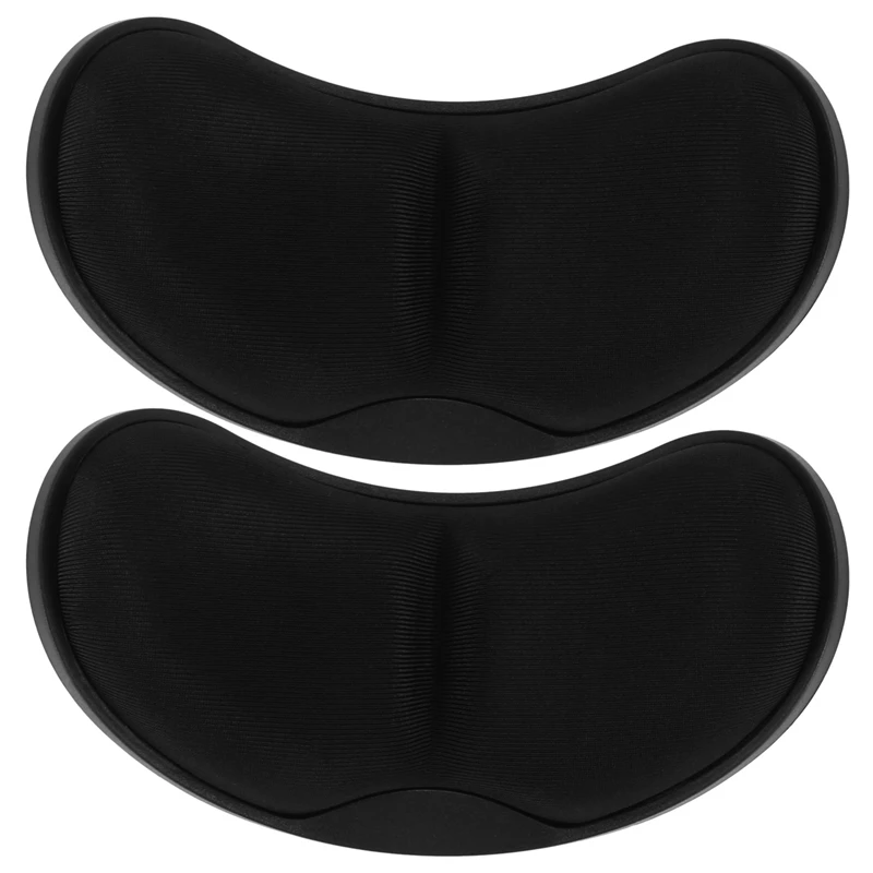 

2X Mouse Wrist Rest Pad, Ergonomic Wrist Pad Anti-Skid Wrist Support Pad Rest Mat Memory Foam Mousepad for Pc Laptop