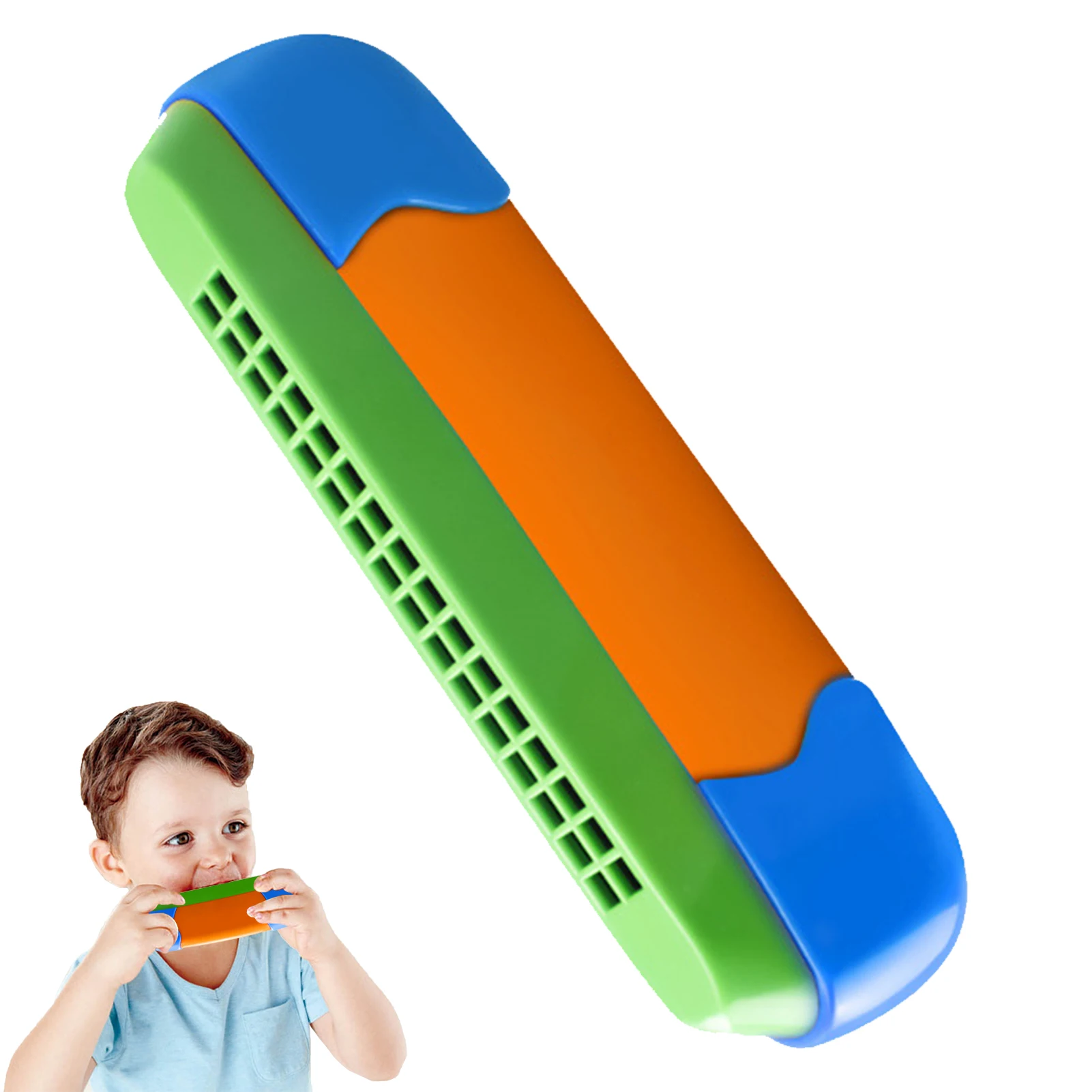 

16 Holes Kids Double Row Harmonica Musical instrument Montessori Educational Toys Kids Wind Instrument Children Gift Kids