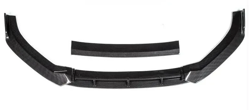 4 шт./компл. ABS картина из углеродного волокна передний бампер спойлер для губ