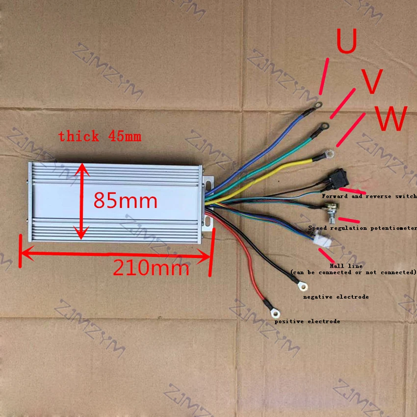Controlador sem Escova Dc12v24v w 40a do Modo Duplo do Motorista sem Escova de Alta Potência do Motor do Controlador 800 do Motor