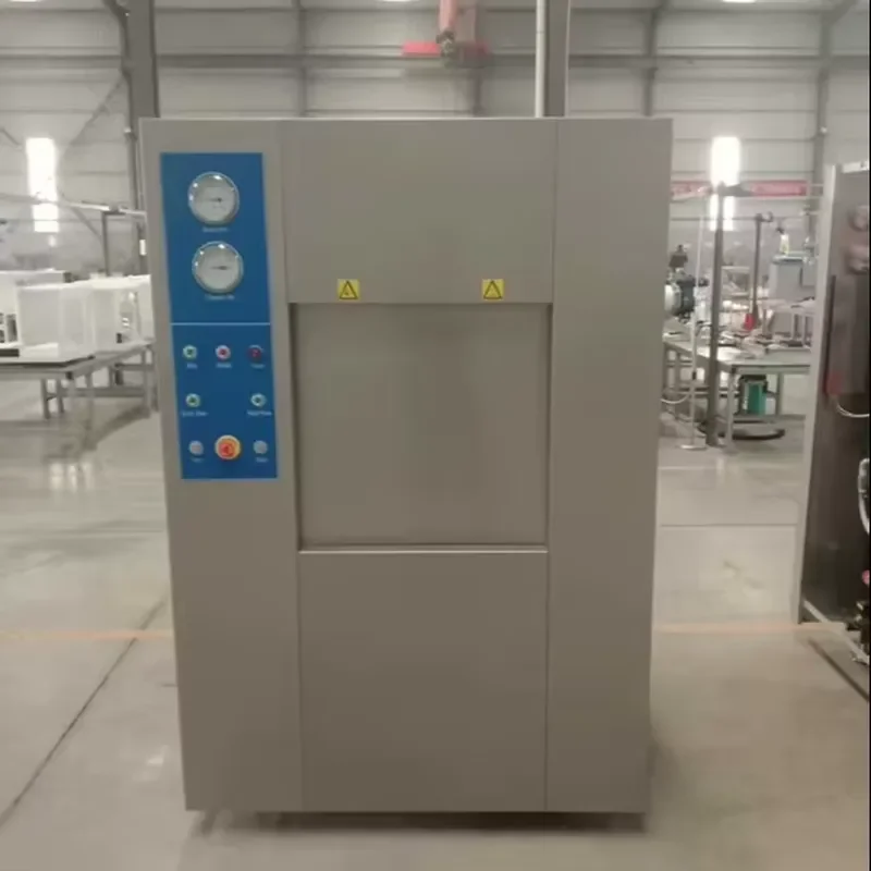 Фото 26 VST-0.15SF 150L Вертикальное импульсное вакуумное паровое оборудование для обработки с подъемной дверцей — для лабораторий и медицинских учреждений №2