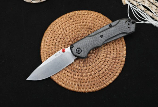 New Carbon Fiber Handle BM 565 Folding Knife Outdoor Camping Fishing Hunting Survival Knives Pocket EDC Tool