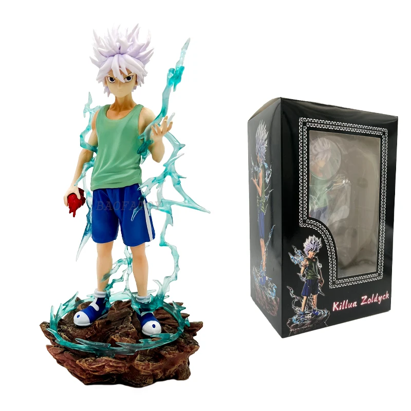 

Аниме Фигурка охотника x Hunter, 22 см, Killua Zoldyck, экшн-фигурка Гон фрекс/Курапика/Chrollo Lucilfer, фигурка, коллекционная кукла, игрушка