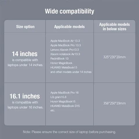 Универсальный чехол NILLKIN для ноутбука до 14 "16,1", функциональная Регулируемая Магнитная подставка/коврик для мыши, чехол