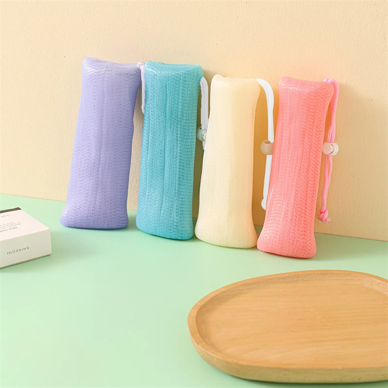 2 шт. утолщенный пенный мешок для мыла очищающая сетка лица пенная душа губка