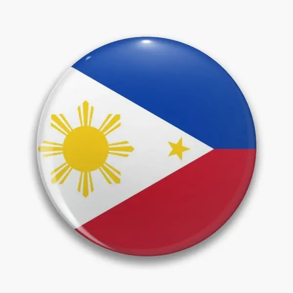 Филиппинский национальный флаг мягкая кнопка булавка подарок мультяшный